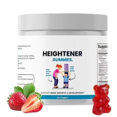 Heightener Naturally, envase de 60 gomitas